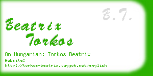 beatrix torkos business card